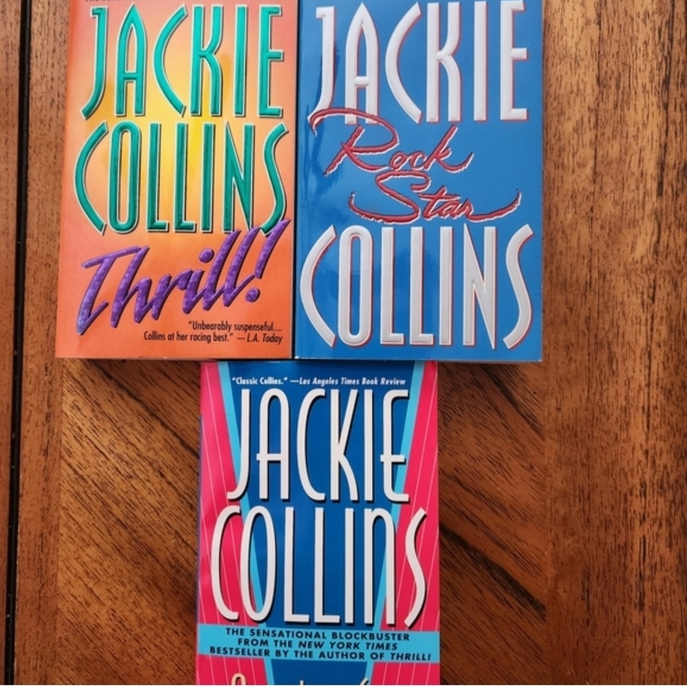 Jackie Collins Paperback Book Set